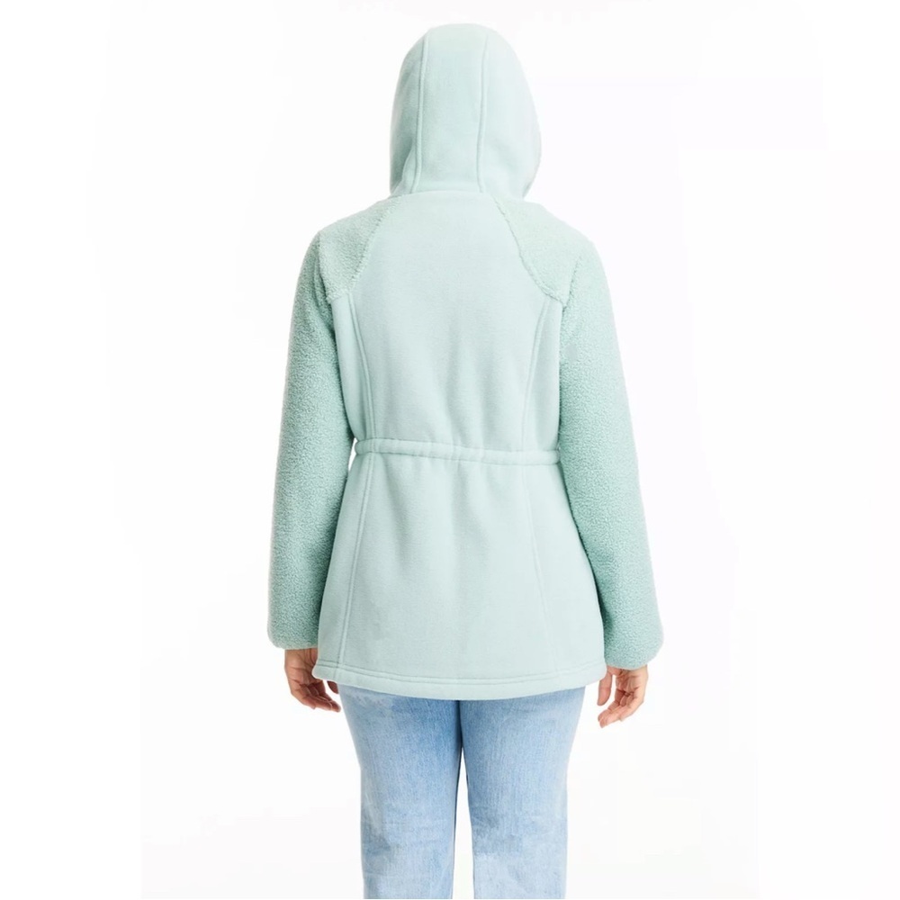 Women's Koolaburra by UGG Hooded Sherpa Fleece Zipper Jacket Size Medium - Picture 3 of 16